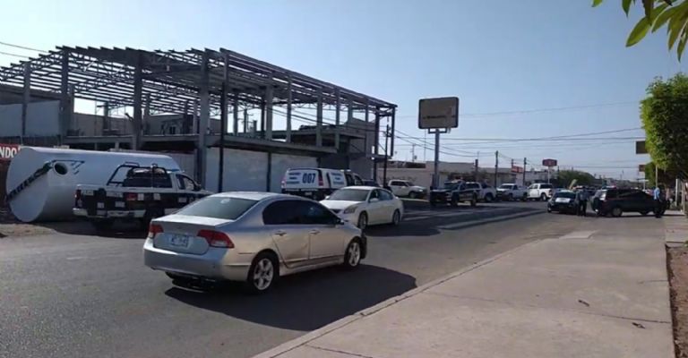 Autoridades en el lugar de los hechos