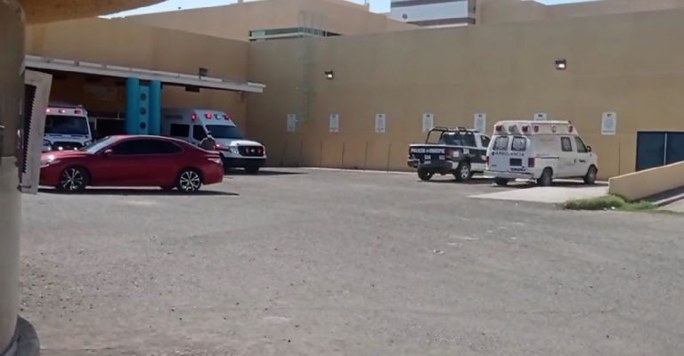 Trasladan a hombre lesionado a balazos