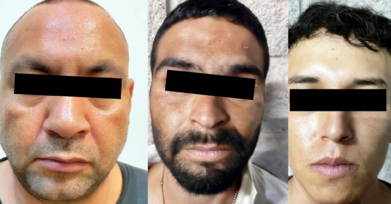 Tres de los ocho detenidos