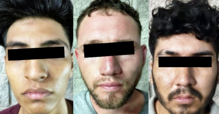 Tres de los ocho detenidos