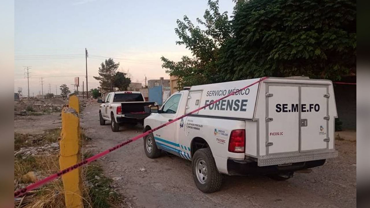 Semefo llega al sitio del crimen