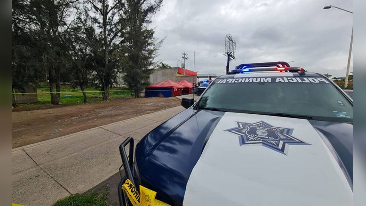 Autoridades llegan al sitio