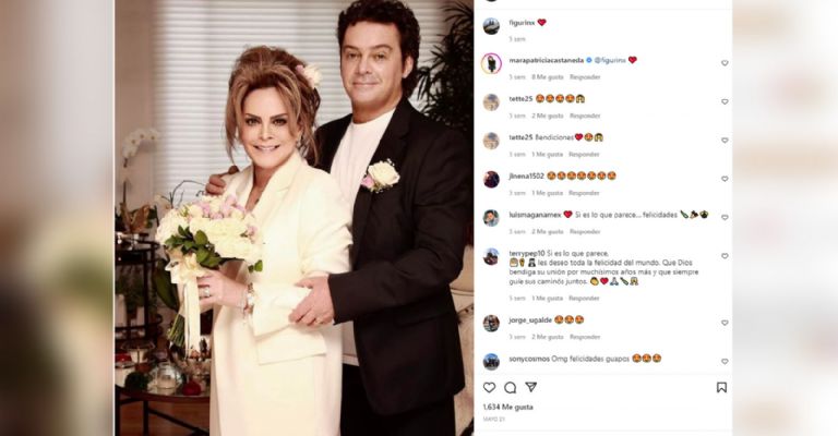 Mara Patricia y su esposo