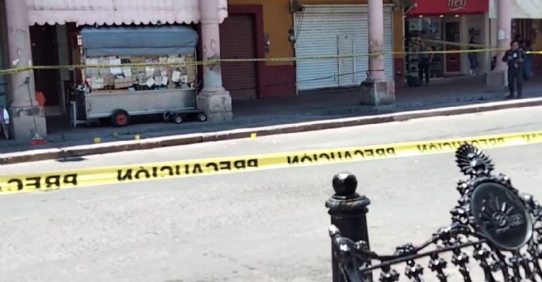 Asesinan a balazos a vendedor ambulante