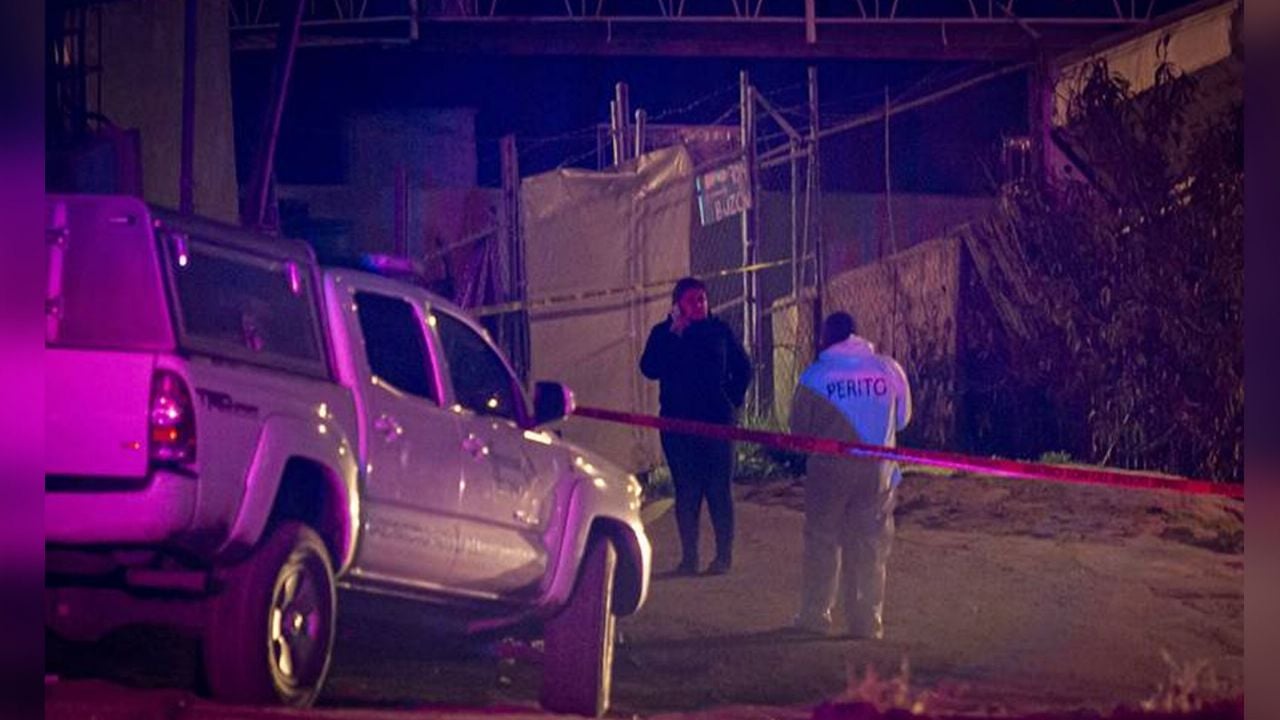 Autoridades llegan al lugar de los hechos