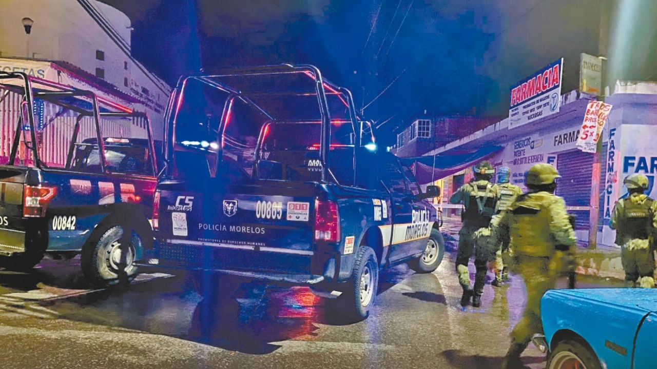 Autoridades se presentan en el lugar de los hechos