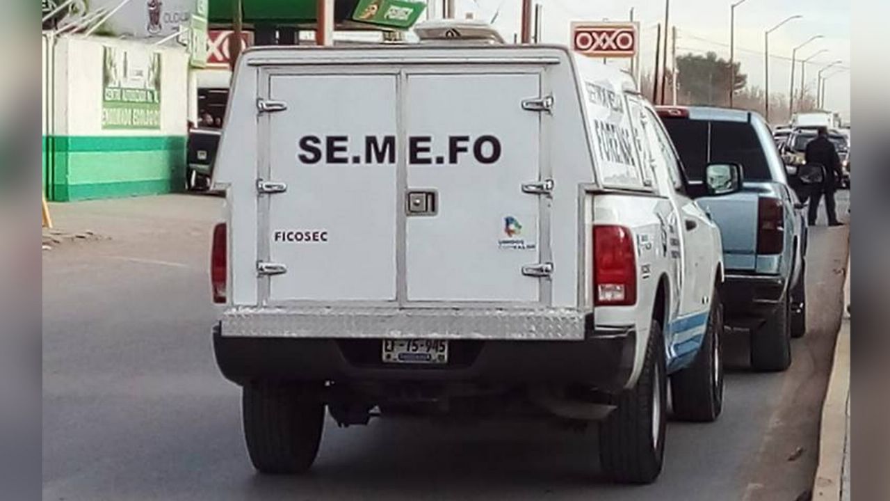 Semefo acude a la escena del crimen