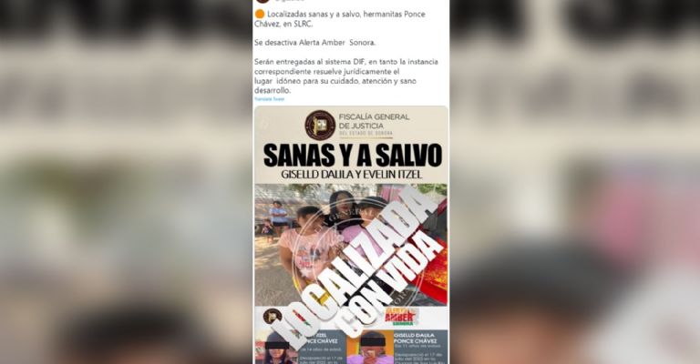 Encuentran sanas y salvas a dos niñas en SLRC