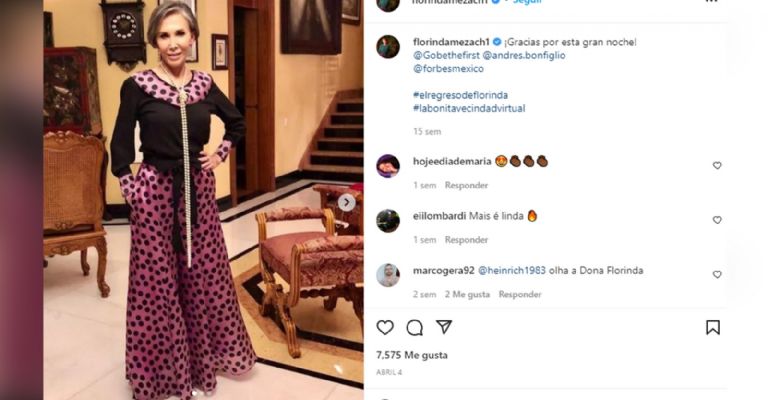 Florinda Meza en Instagram