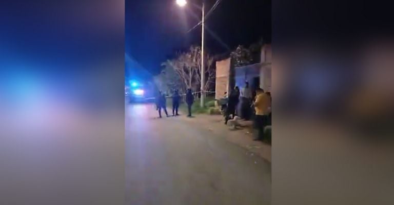 Acordonan el lugar de los hechos