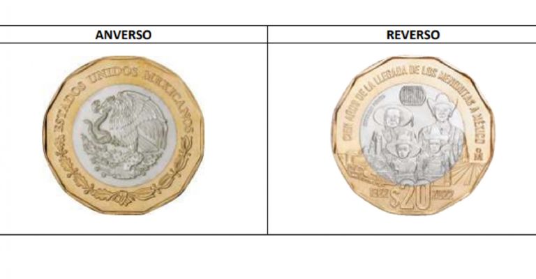 moneda conmemorativa menonitas