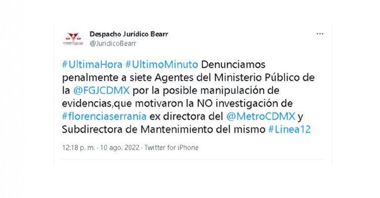 El abogado de 13 víctimas levantó la denuncia 