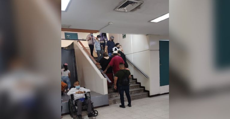 Elevador del IMSS de Ciudad Obregón no sirve