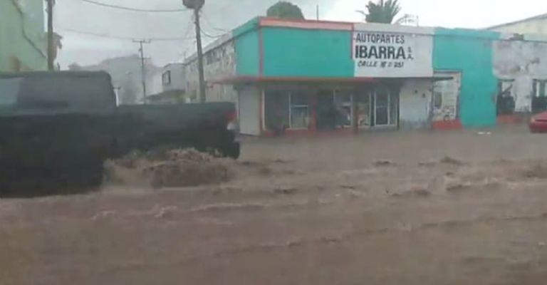 Lluvias afectan a comerciantes del sector Centro