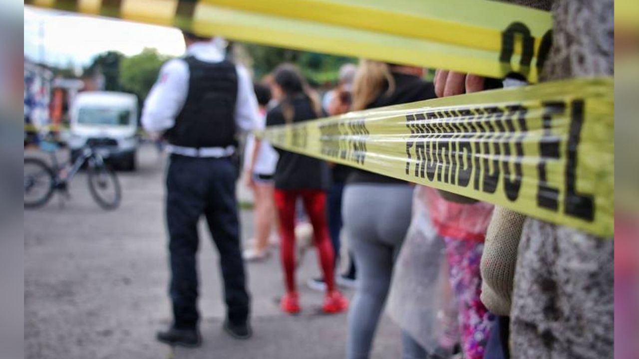 Acordonan el sitio del crimen