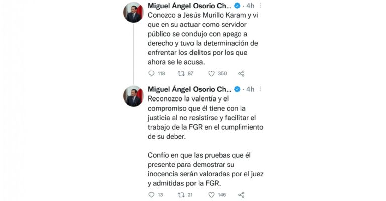 Osorio Chong habló sobre la detención de Murillo Karam