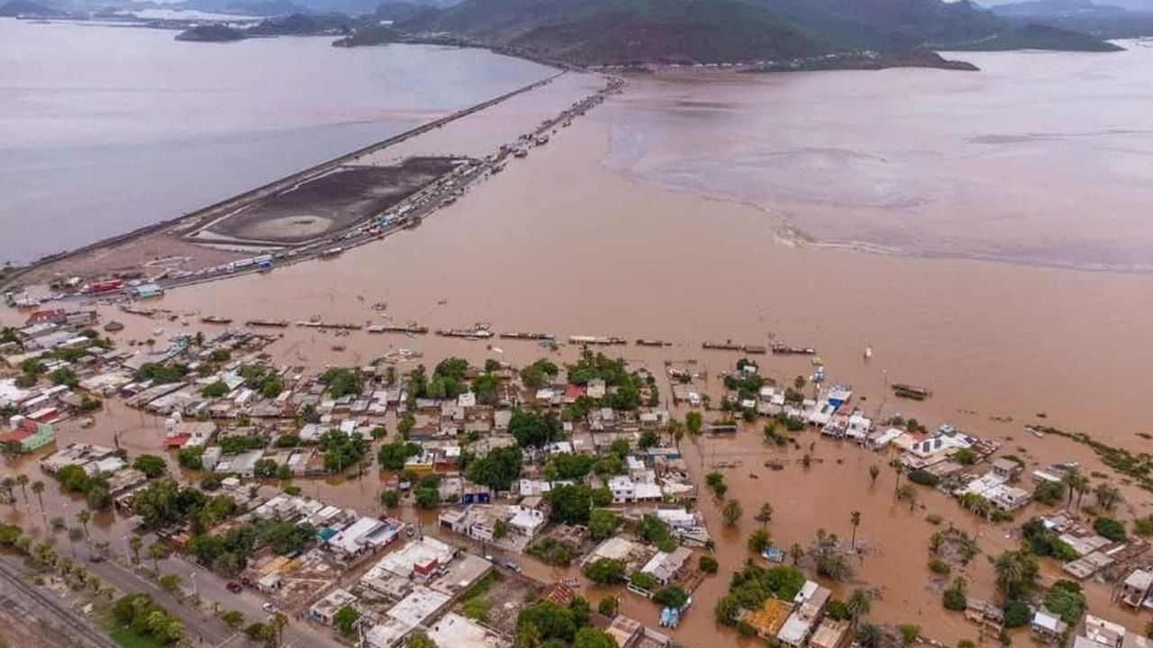 Cientos de personas en Guaymas y Empalme pierden todo por el golpe de la lluvia