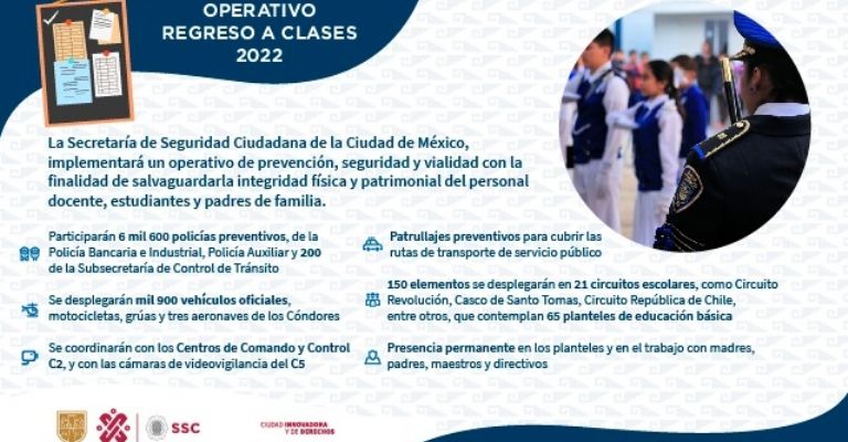 operativo SSc regreso a clases