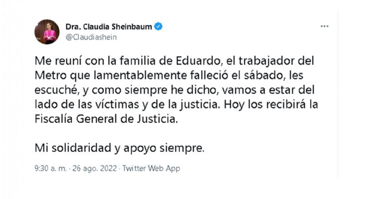 sheinbaum metro linea 2