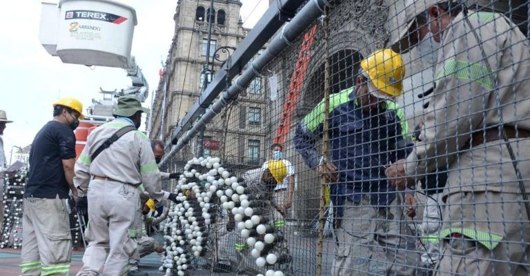 Luminarias zocalo capitalino