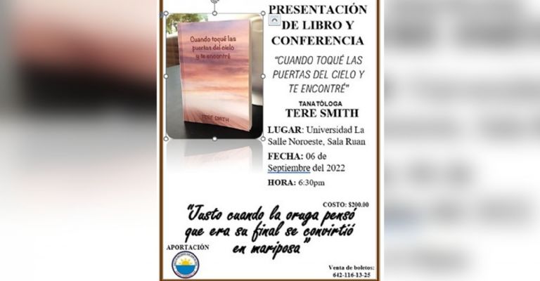 Tere Smith presenta 'Cuando toqué las puertas del cielo y te encontré'