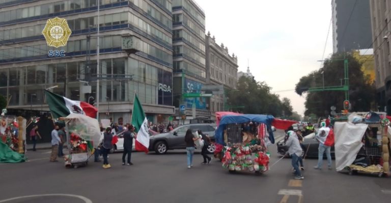 artesanos se manifiestan en cdmx