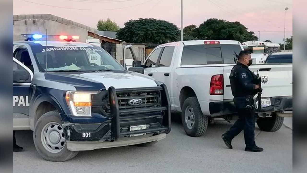 Autoridades llegan al sitio