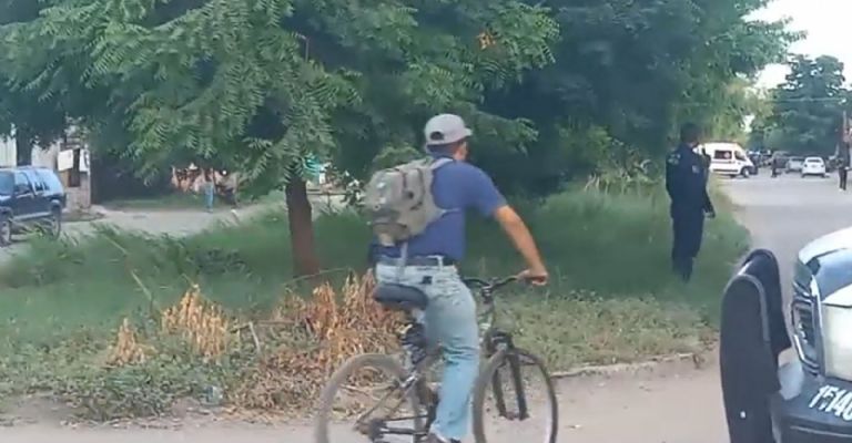 Autoridades llegan al sitio del hechos