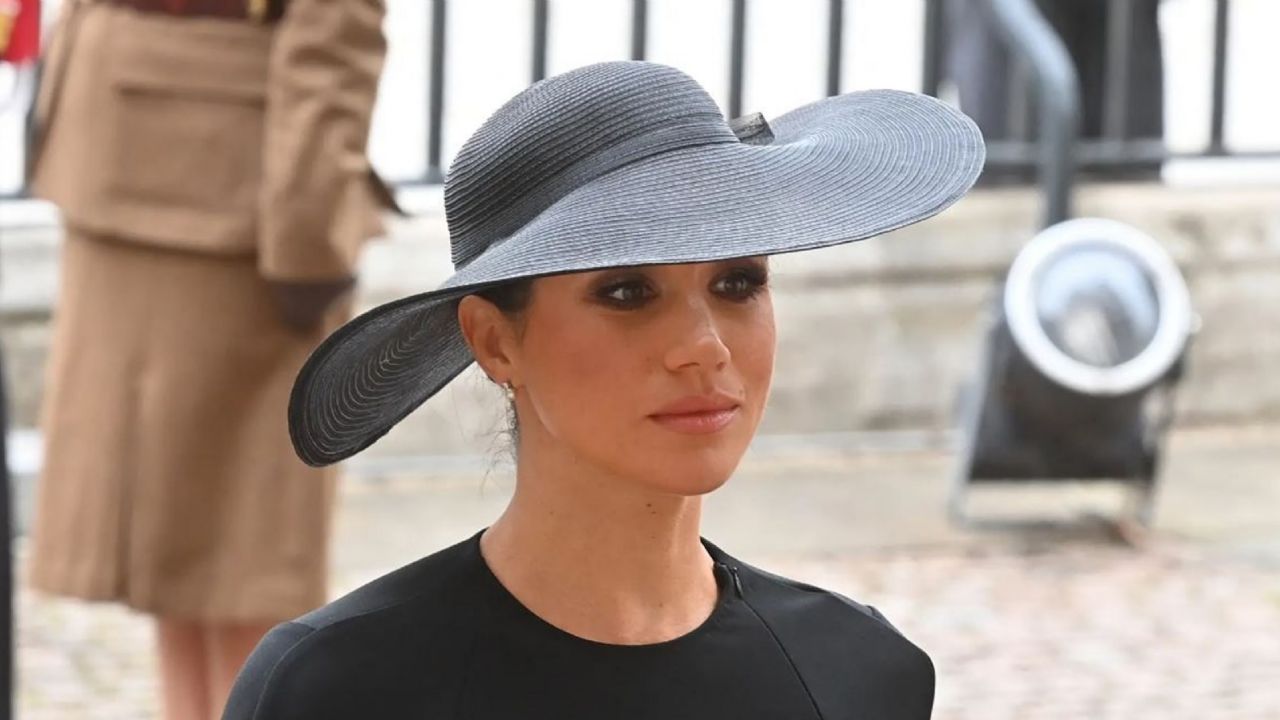 Meghan Markle en el entierro de Isabel II
