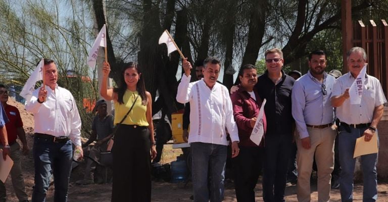 Inician obra de instalación de tubería en cruce carretero de Ciudad Obregón