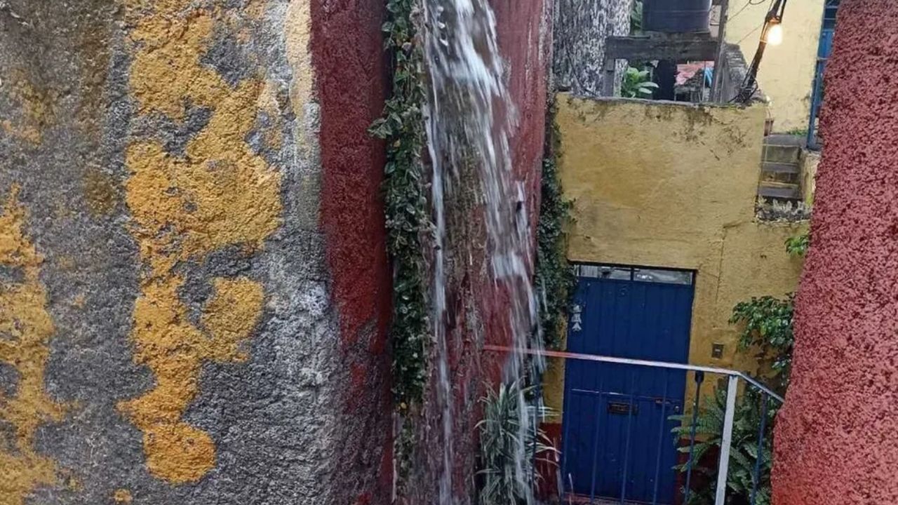 Fuga de agua en la CDMX