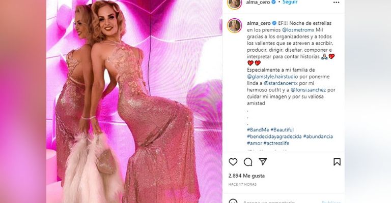 Alma Cero reacciona al romance de su exnovio con Verónica del Castillo