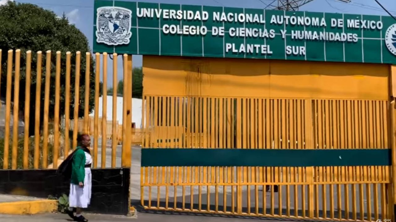 Tras manifestaciones en el CCH Sur, la UNAM condena violencia sexual en el plantel