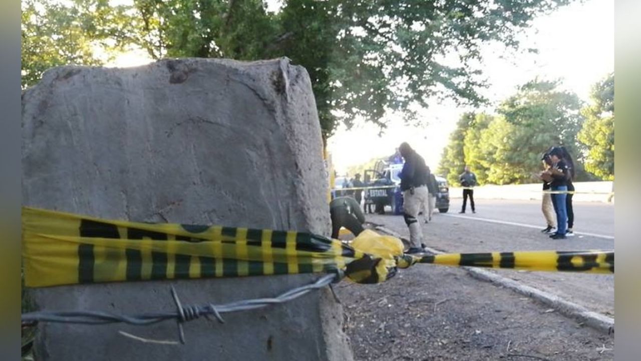 Acordonan el sitio del crimen