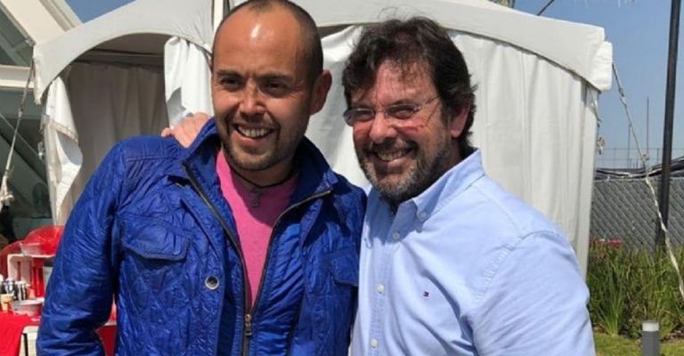 Manuel Capetillo con Mauricio Clark