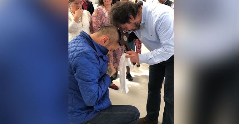 Manuel Capetillo con Mauricio Clark