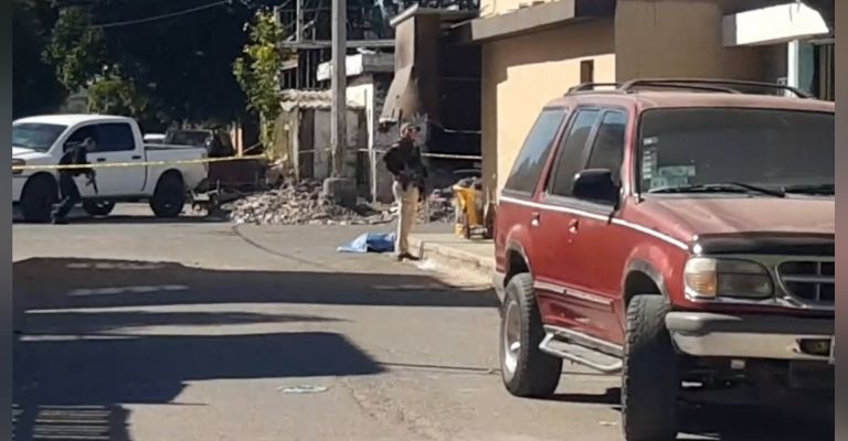 Asesinan a balazos a un hombre en Cajeme