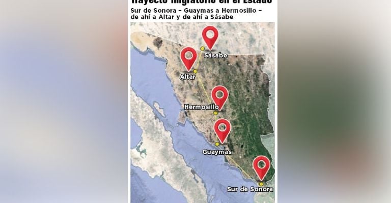 El drama de la migración brota al norte de Sonora