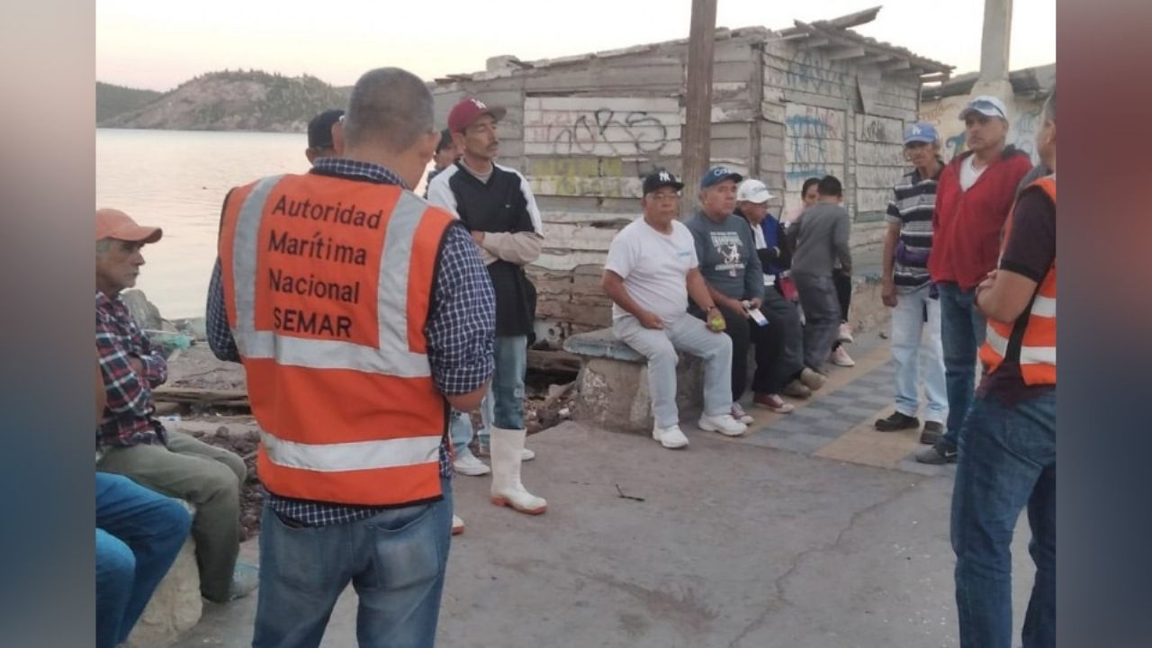 Pescadores ribereños de Guaymas tienen cursos para buena navegación