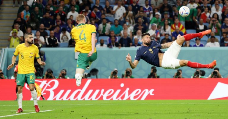 Francia vs Australia Giroud