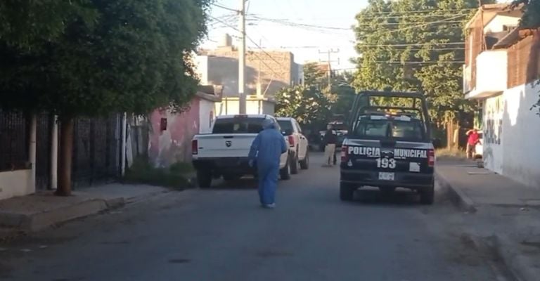 Autoridades llegan al sitio