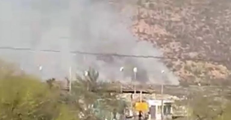 Humo del basurón del ejido Maytorena ‘nubla’ a las colonias de Empalme