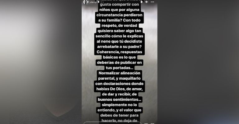 Julián Gil arremete en contra de Marjorie de Sousa