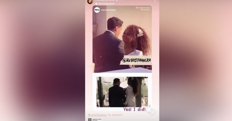 M’Balia celebra su boda con Alex