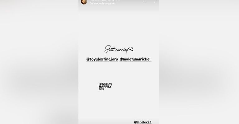 M’Balia celebra su boda con Alex