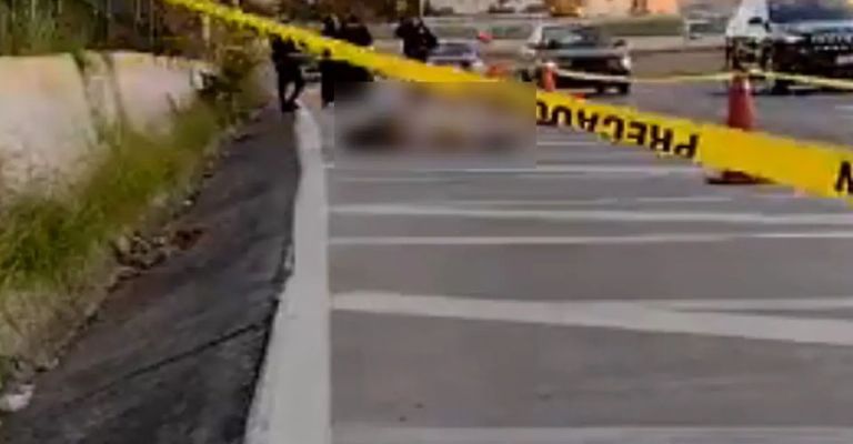 Dejan cadáver maniatado en el Paso Express de Cuernavaca