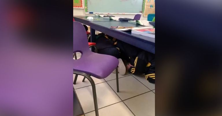 Balacera 'rompe' con normalidad escolar en Guaymas