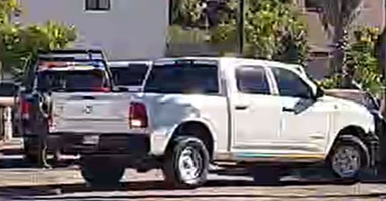 Autoridades llegan al sitio