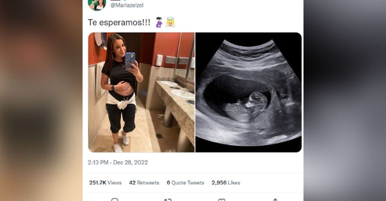 Tras acudir al mundial de Qatar 2022, Mariazel anuncia embarazo a sus 41 años