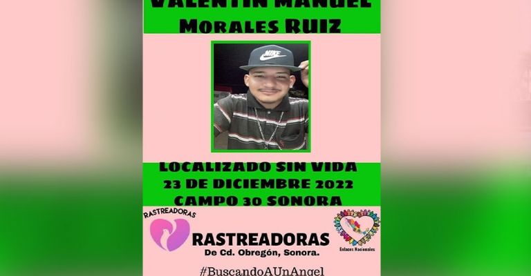 Tras 4 años Maribel, rastreadora de Ciudad Obregón, encuentra a su hijo Valentín